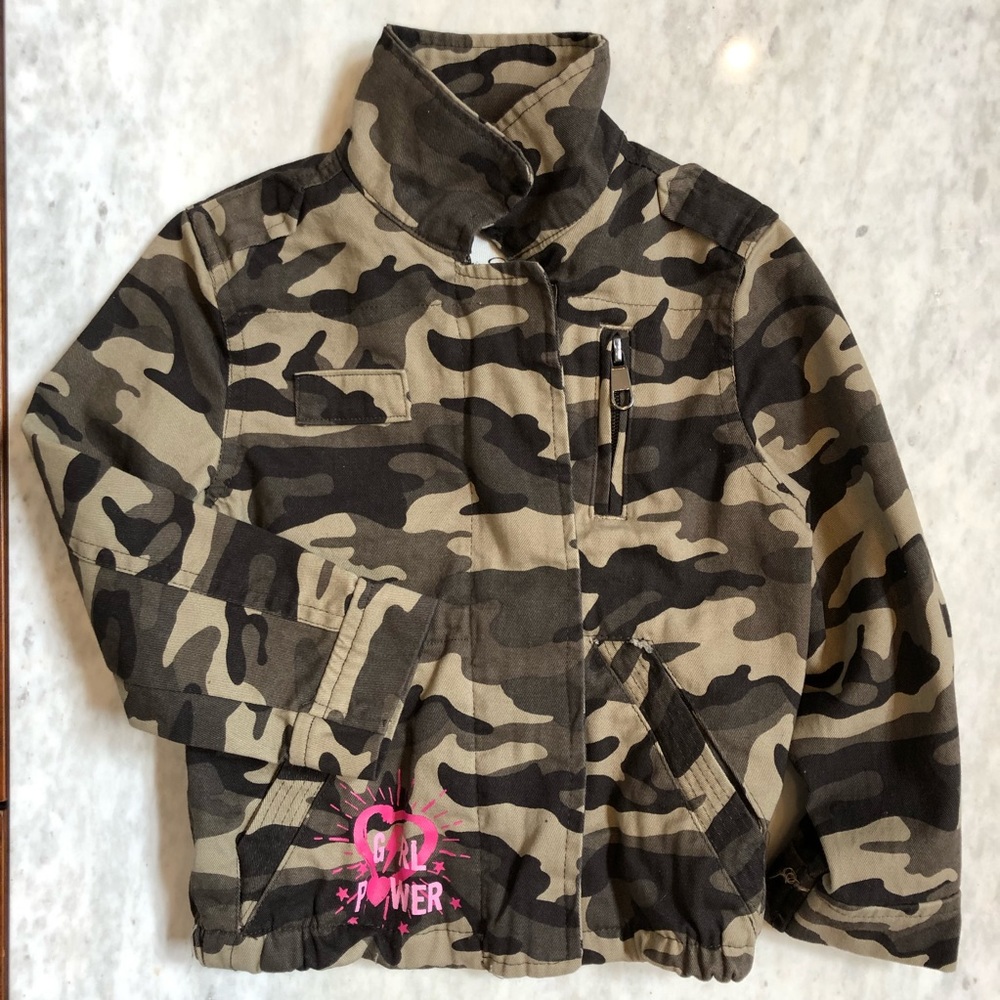 Girl Power Camo Jacket 2T NWT